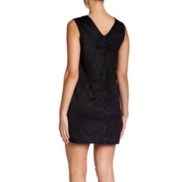 RACHEL Rachel Roy | Faux Suede Shift Dress - Size 0 - Picture 2 of 7